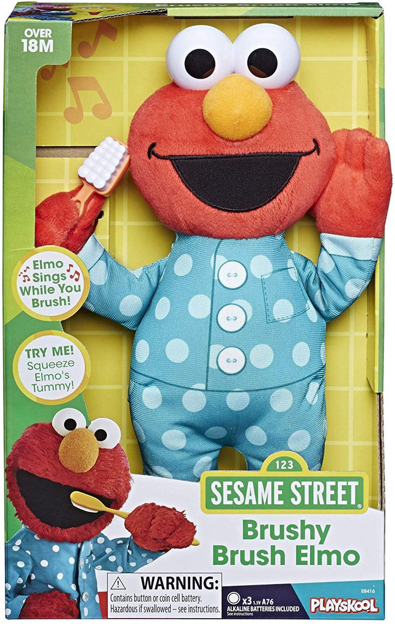 Sesame Street Brushy Brush Elmo Playskool Toywiz - devil elmo roblox