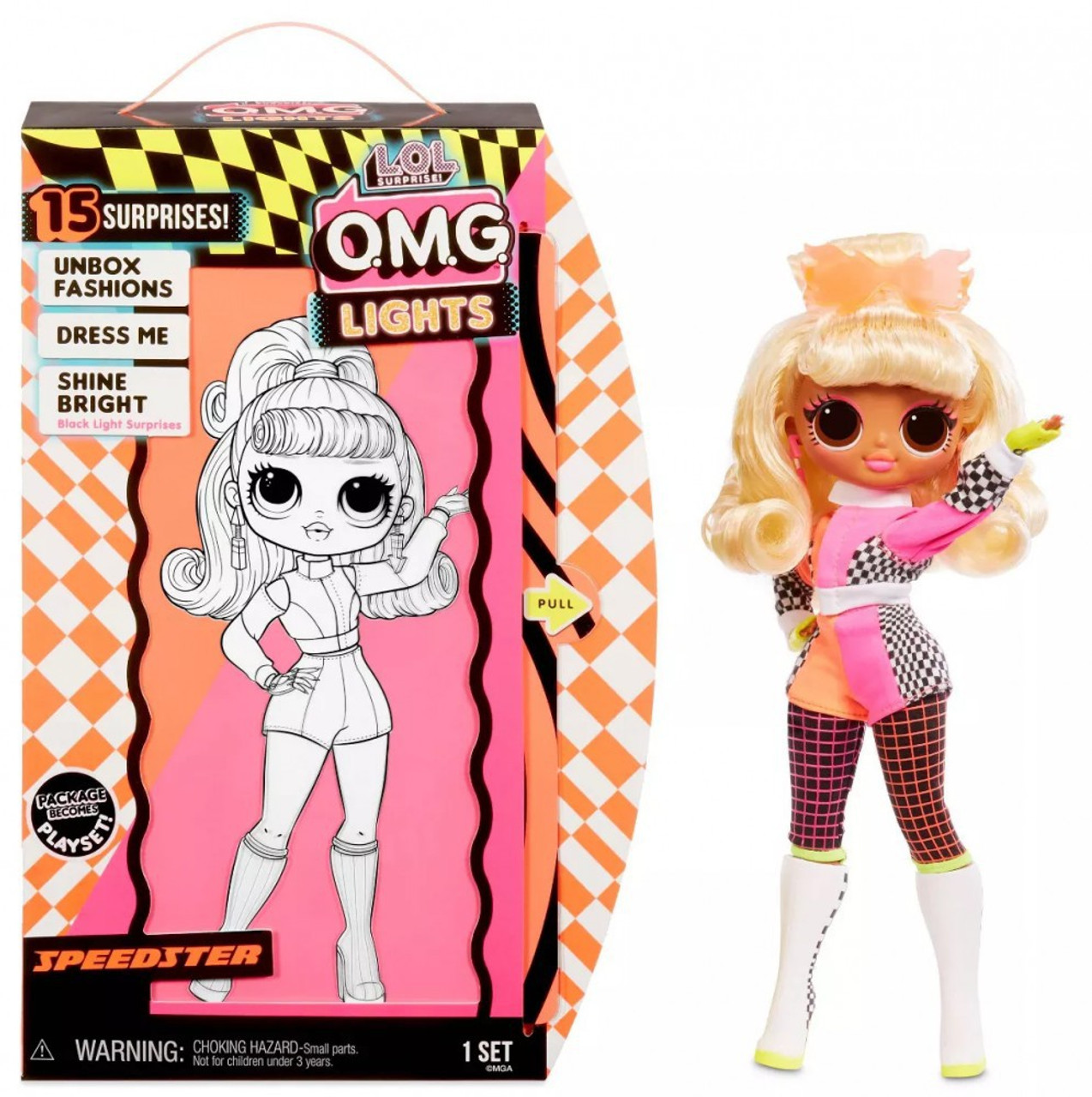 LOL Surprise OMG Lights Speedster Fashion Doll MGA Entertainment - ToyWiz