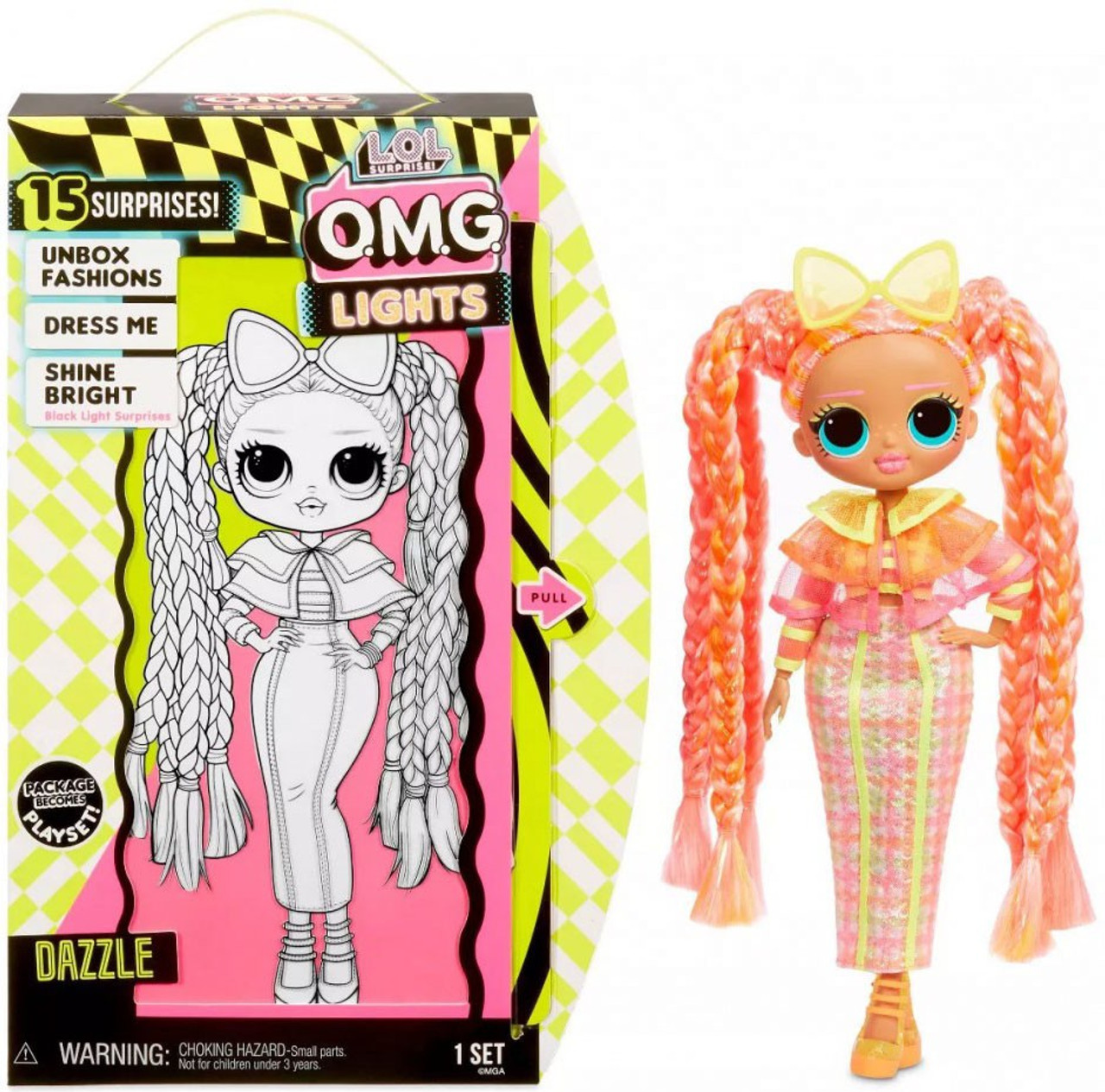 LOL Surprise OMG Lights Dazzle Fashion Doll MGA Entertainment - ToyWiz