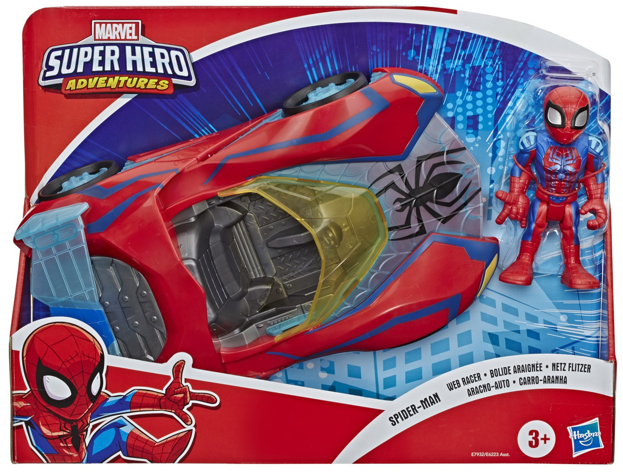 spiderman car and figure