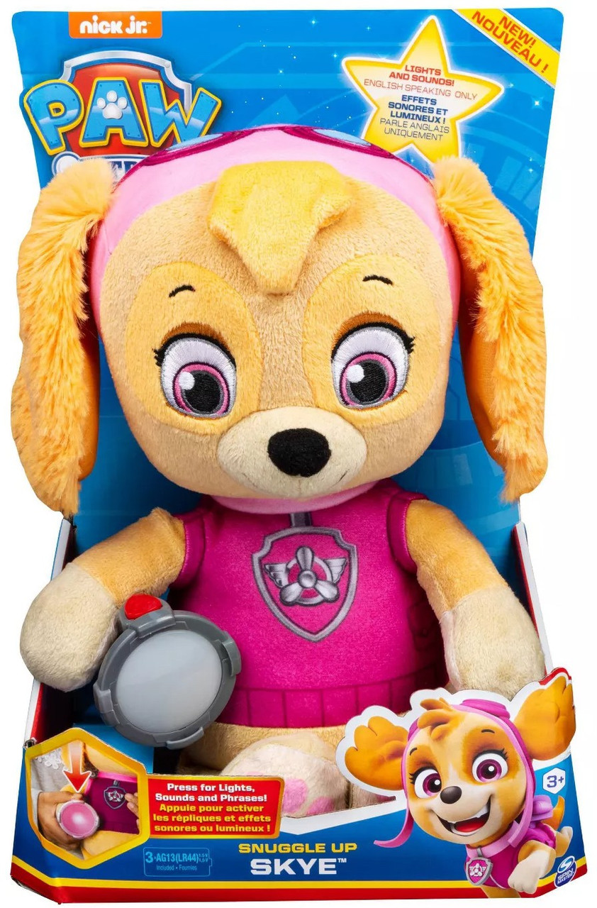 paw patrol talking marshall plush toy