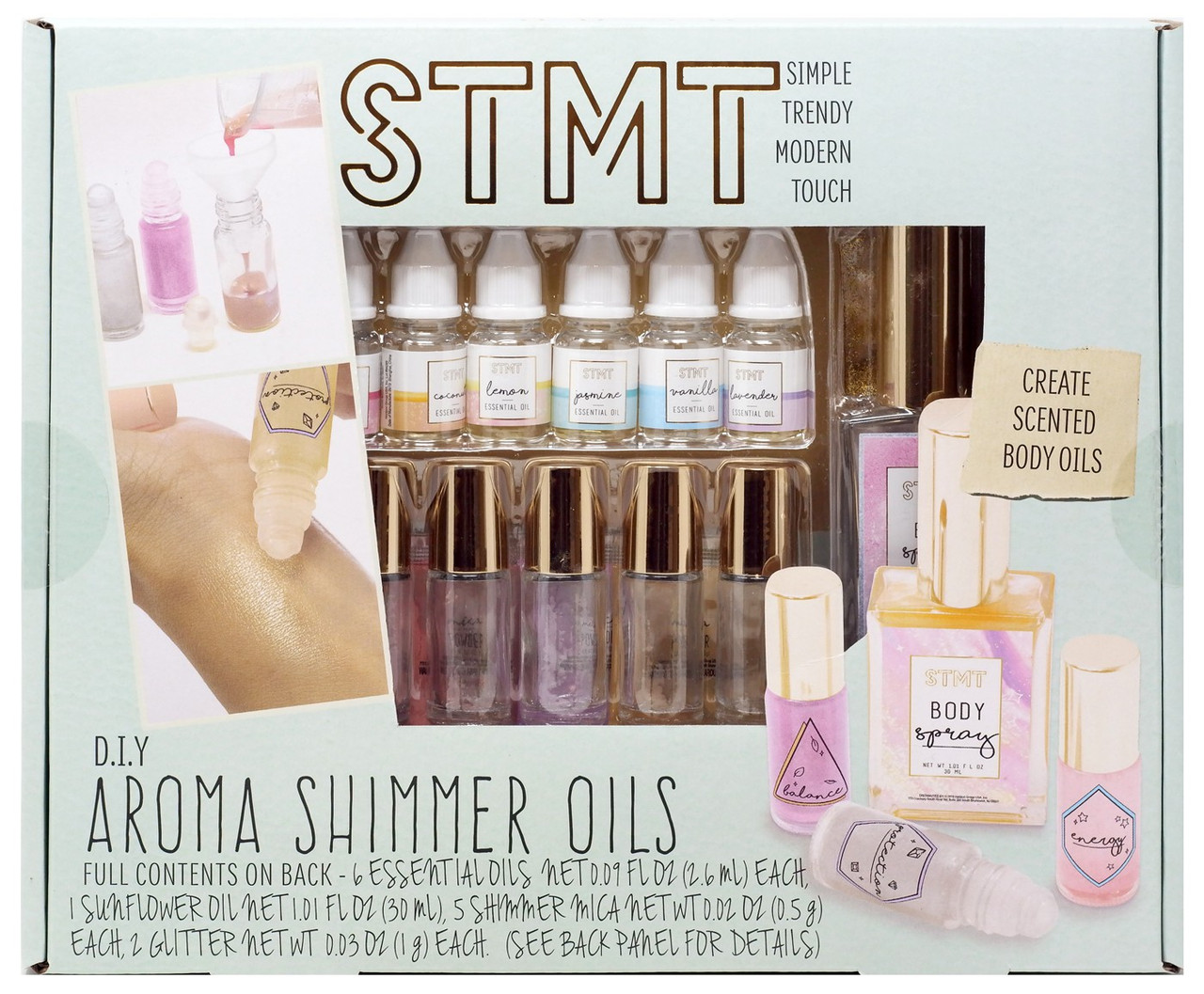 Stmt Simple Trendy Modern Touch D I Y Aroma Shimmer Oils Horizon Group Toywiz - gi spray tans blue moon roblox