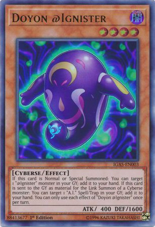 YuGiOh Ignition Assault Single Card Ultra Rare Doyon Ignister IGAS