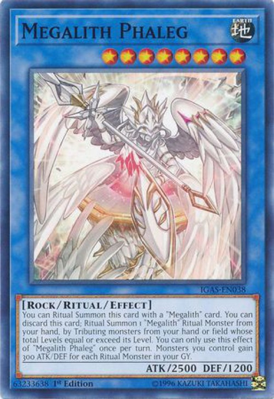 YuGiOh Ignition Assault Single Card Common Megalith Phaleg IGASEN038 ToyWiz YuGiOh Ignition Assault Single Card Common Megalith Phaleg IGASEN038 ToyWiz