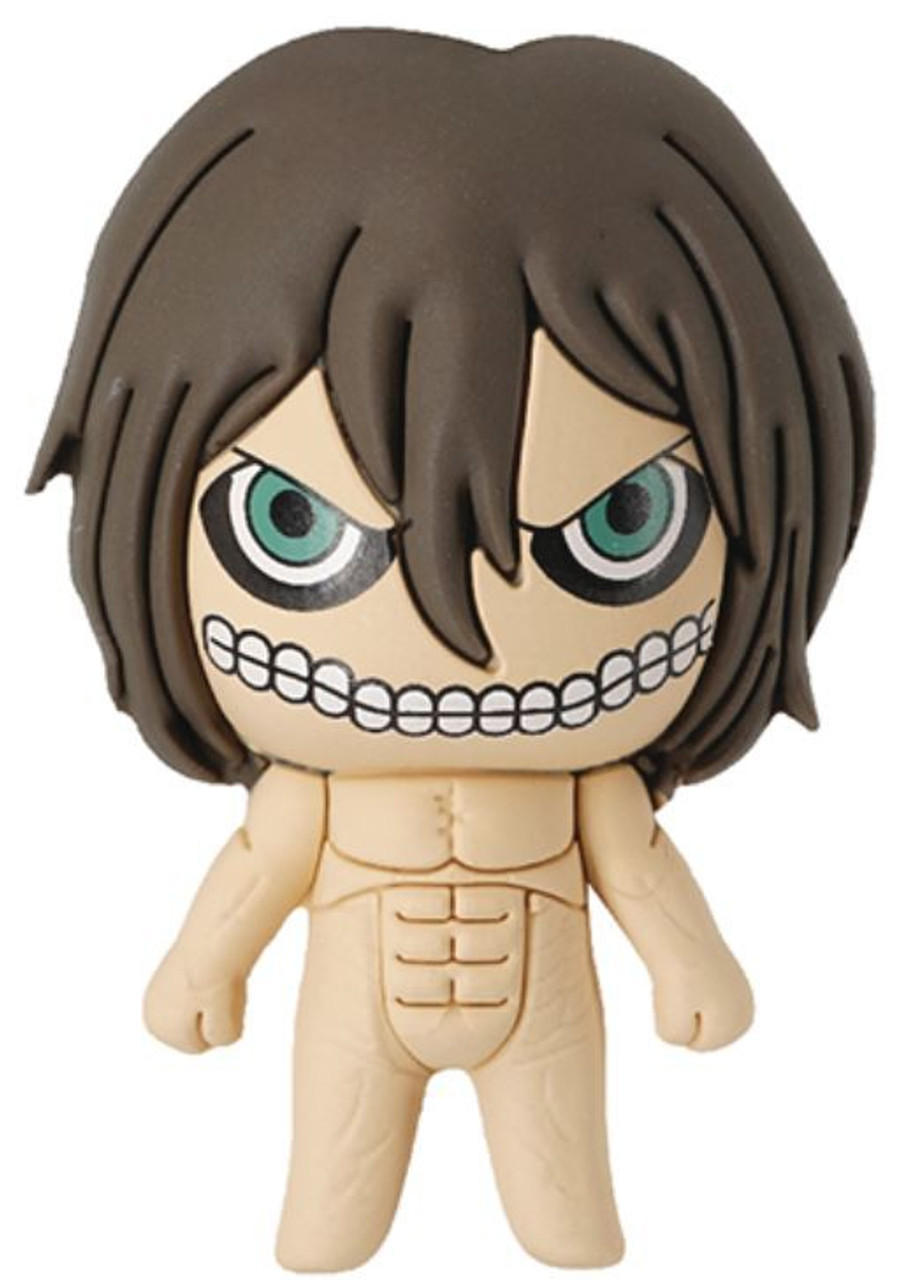 Attack On Titan 3d Figural Keyring Attack Titan Form Eren Yeager Keychain Exclusive B Loose Monogram International Toywiz - armored titan in a bag aot roblox