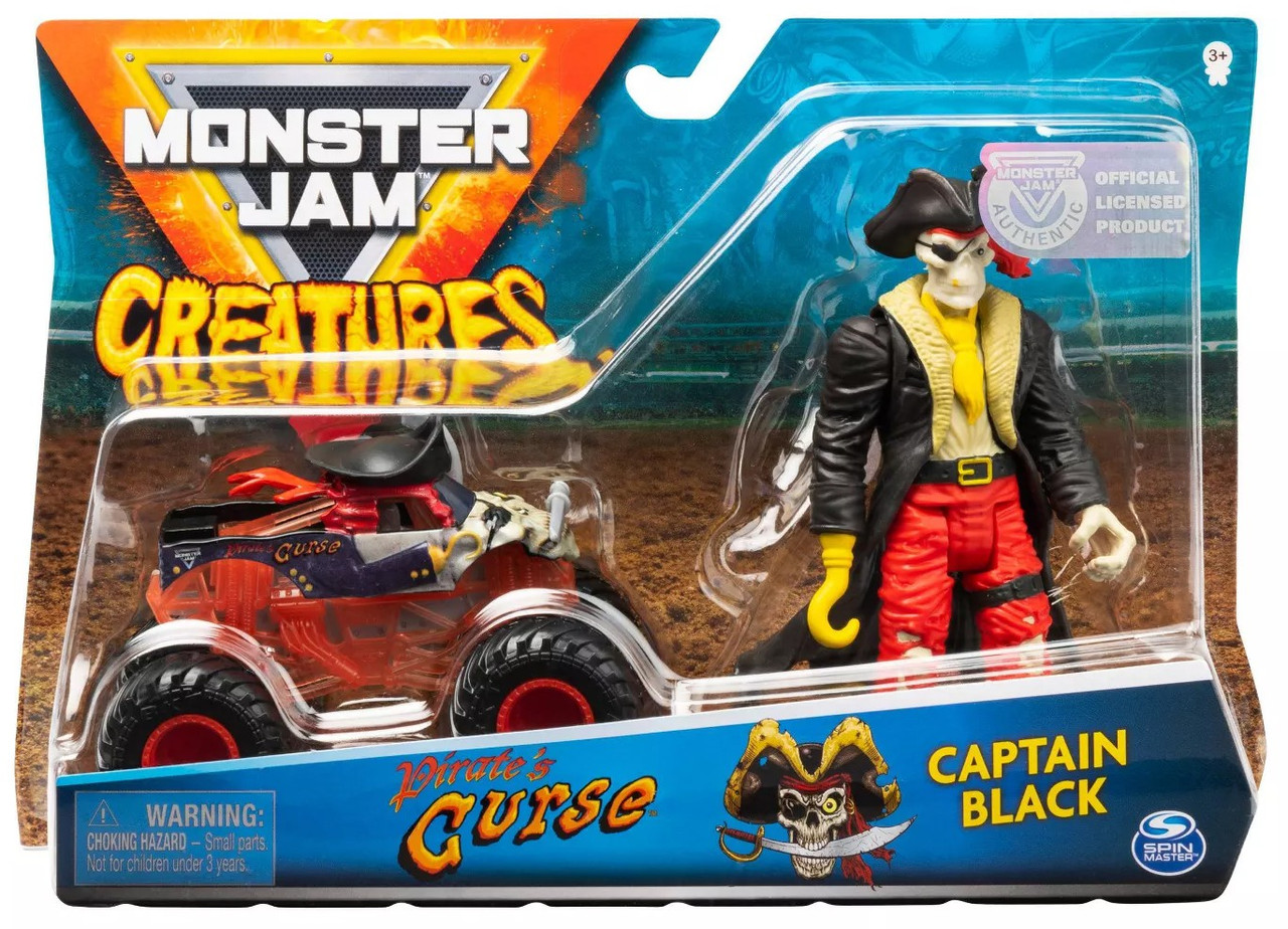 captain's curse monster truck toy