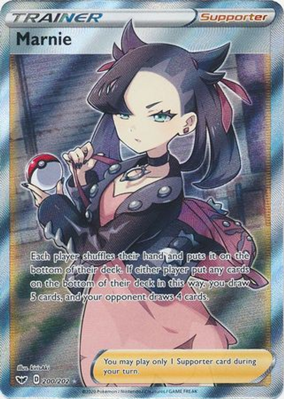 Pokemon Sword Shield Base Set Single Card Secret Rare Marnie 0 Toywiz