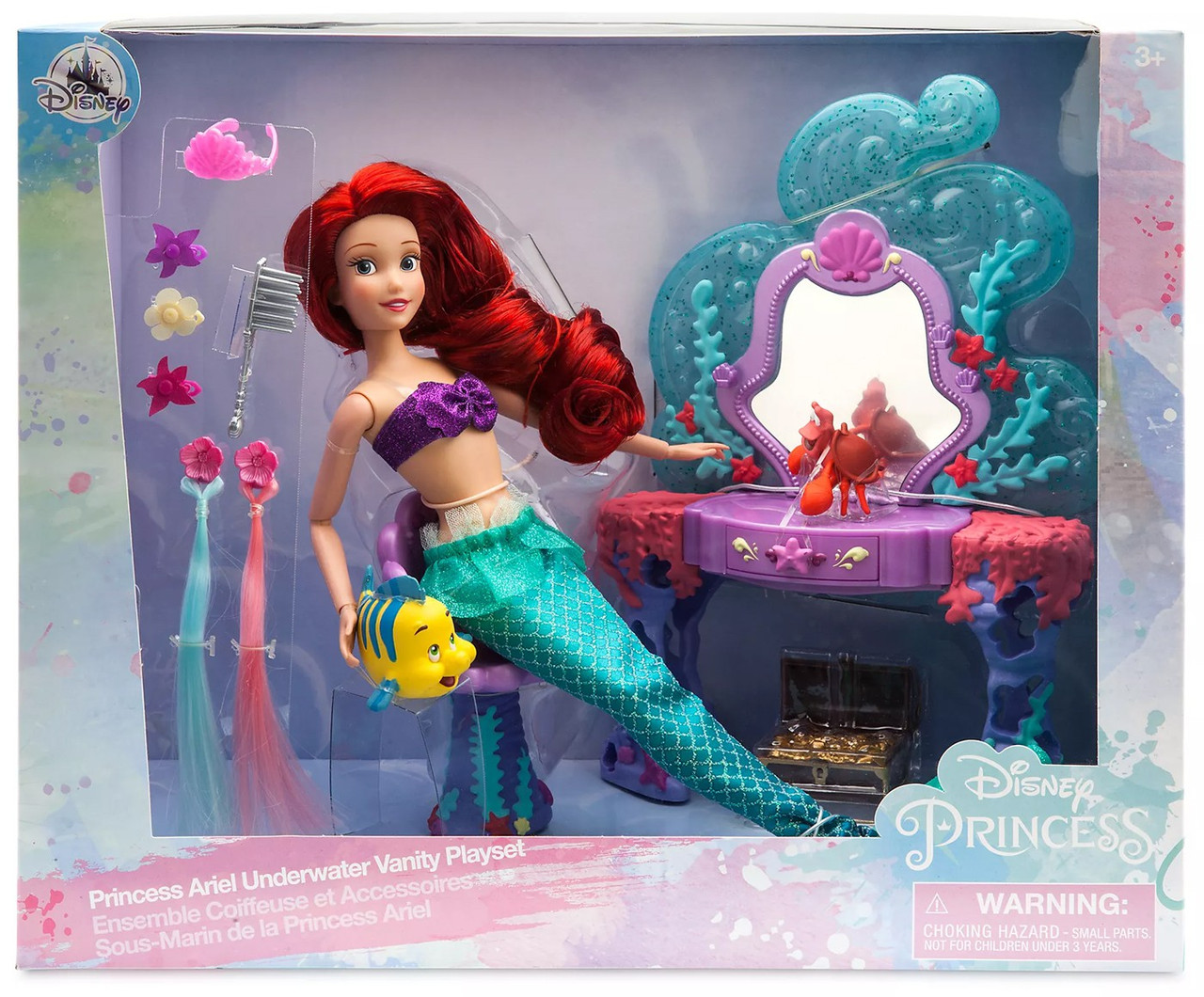 disney princess the little mermaid swimming adventures ariel bath toy