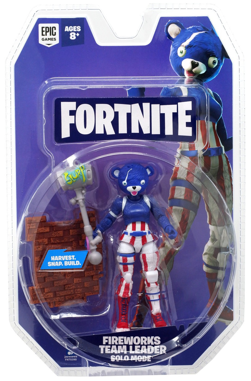 Fortnite Solo Mode Fireworks Team Leader 4 Action Figure Jazwares Toywiz