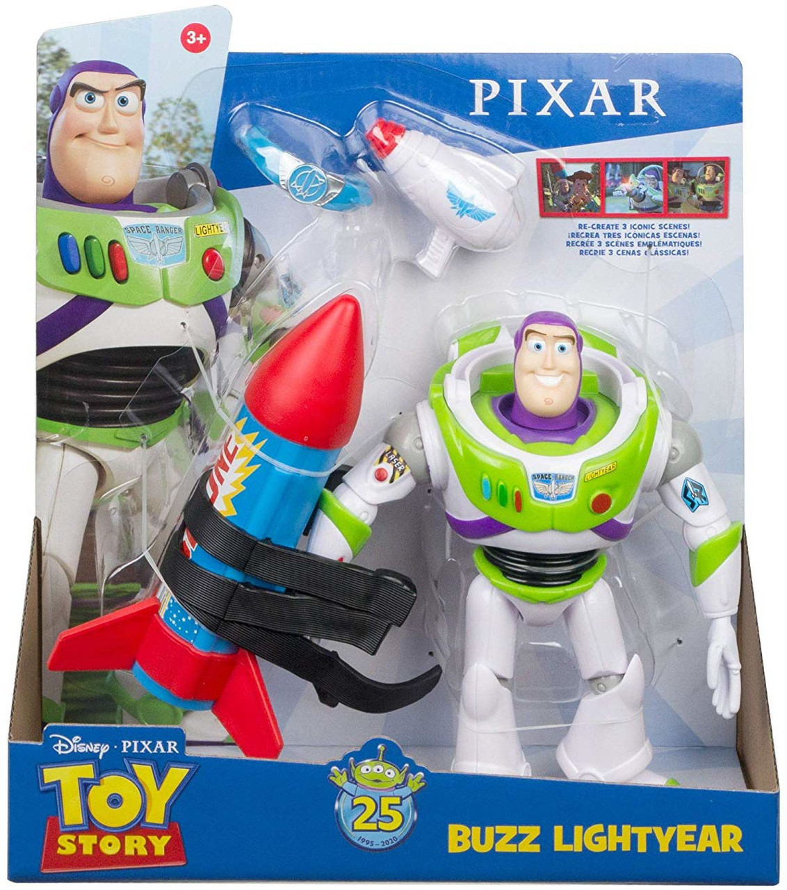 Toy Story 25th Anniversary Buzz Lightyear Action Figure Mattel ToyWiz