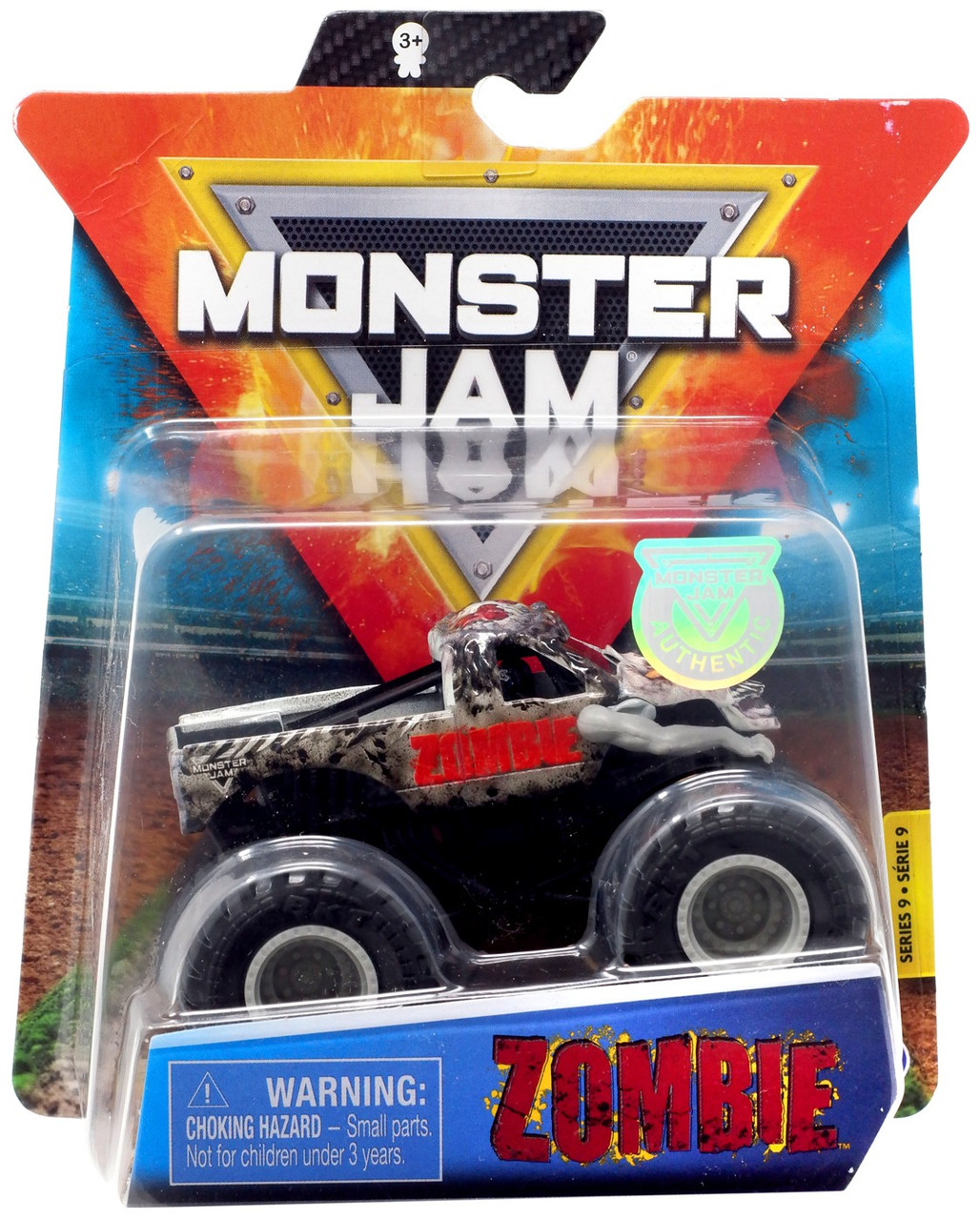 Monster Jam Zombie Diecast Car Grey