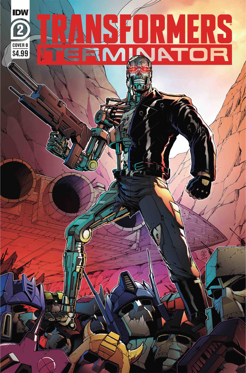 Idw Transformers Vs Terminator Comic Book 2 Of 4 Casey Coller Variant Cover B Idw Publishing Toywiz - f 4 terminator 2020 roblox
