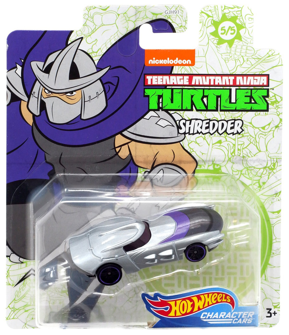 Hot Wheels Teenage Mutant Ninja Turtles Character Cars Shredder 164 Diecast Car Mattel Toys Toywiz - tcc bot roblox