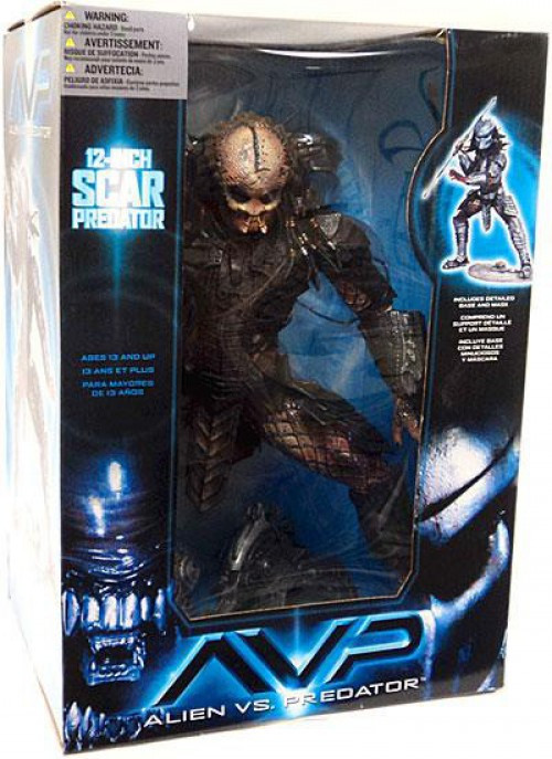 McFarlane Toys Alien vs Predator Scar Predator 12 Deluxe Action
