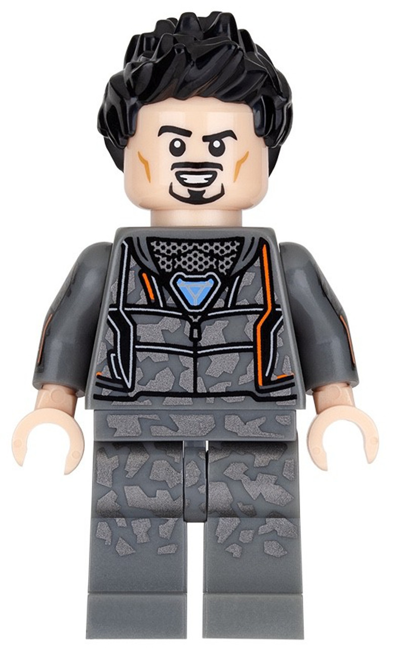 lego tony stark head