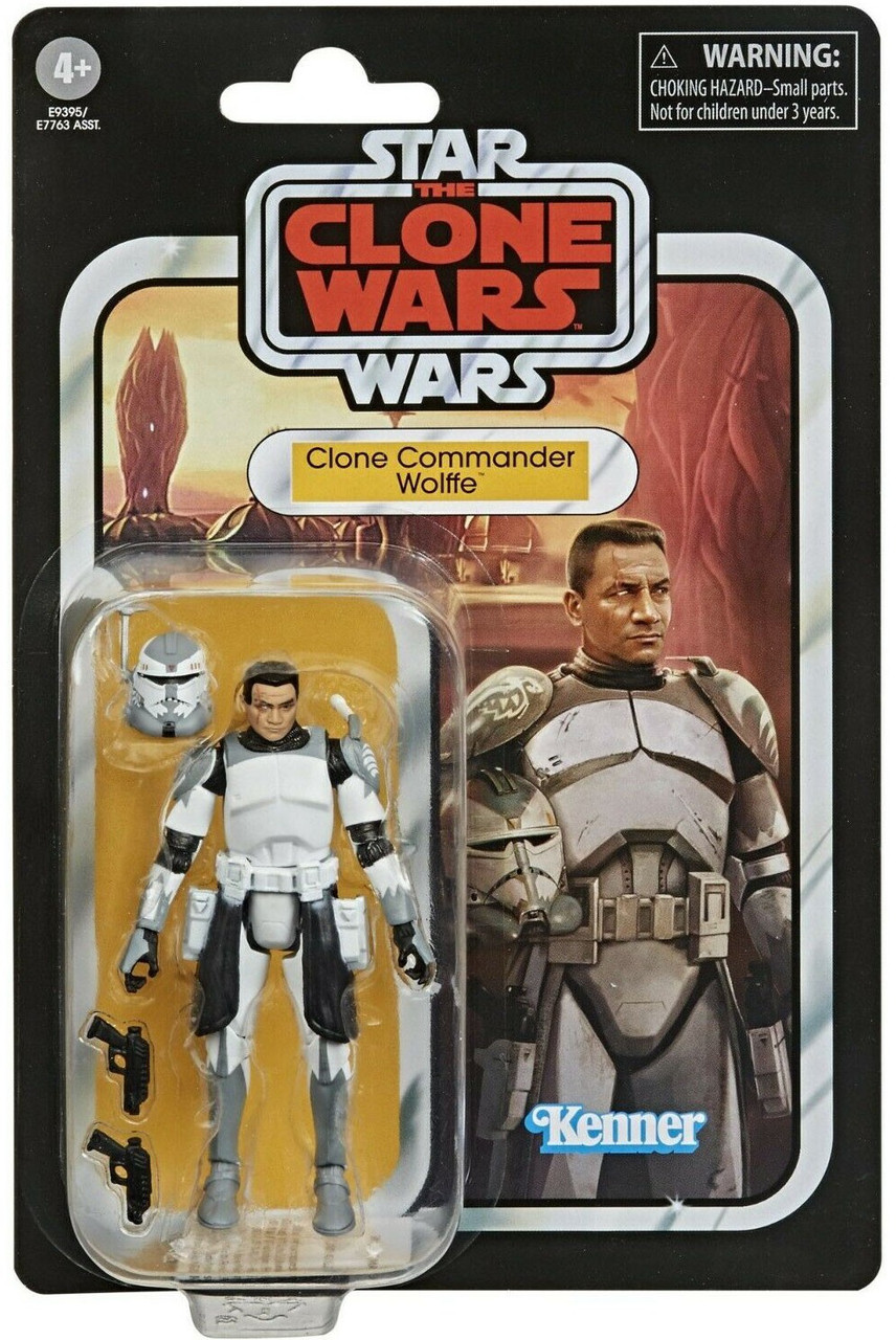 Star Wars The Clone Wars Vintage Collection Wave 1 Clone Commander Wolffe 3 75 Action Figure Hasbro Toys Toywiz