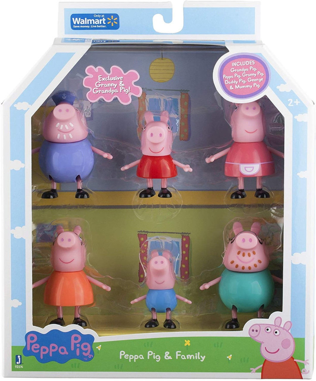 Peppa Pig Pacchetto Figure Della Famiglia - 5 Personaggi - Giocattolo Per Bambini (0PP-06760) - 4
