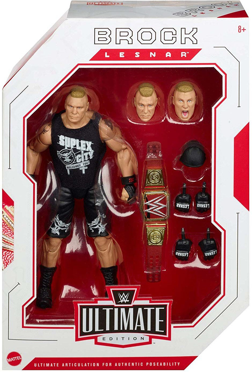 WWE Wrestling Elite Collection Ultimate Brock Lesnar 7 Action Figure ...