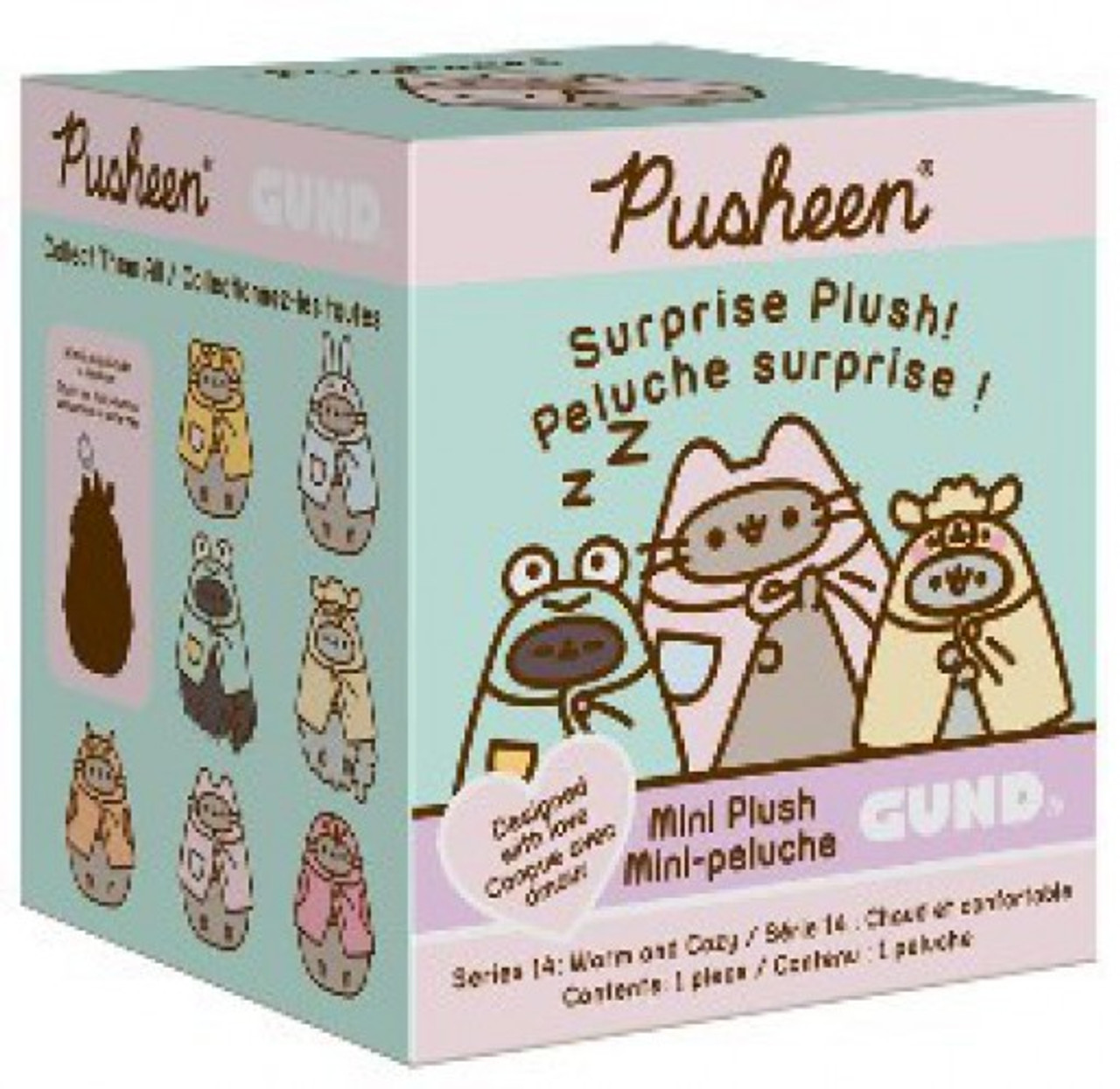 Pusheen Series 14 Warm Cozy Mystery Pack 1 Random Mini Plush Gund Toywiz - pusheen ice cream shirt roblox