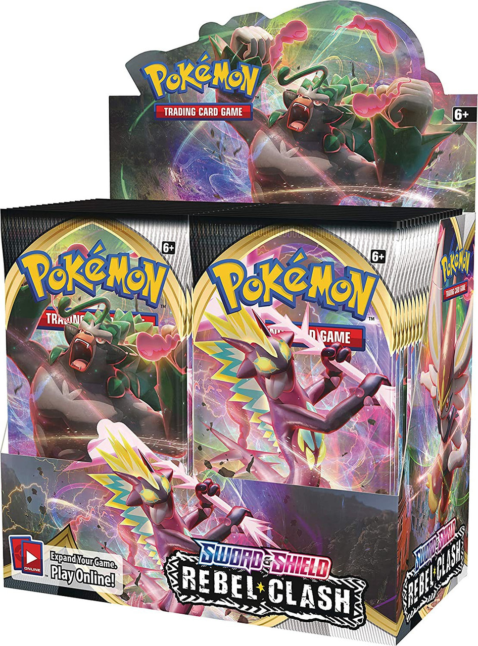 Pokemon Sword Shield Rebel Clash Booster Box 36 Packs Pokemon USA