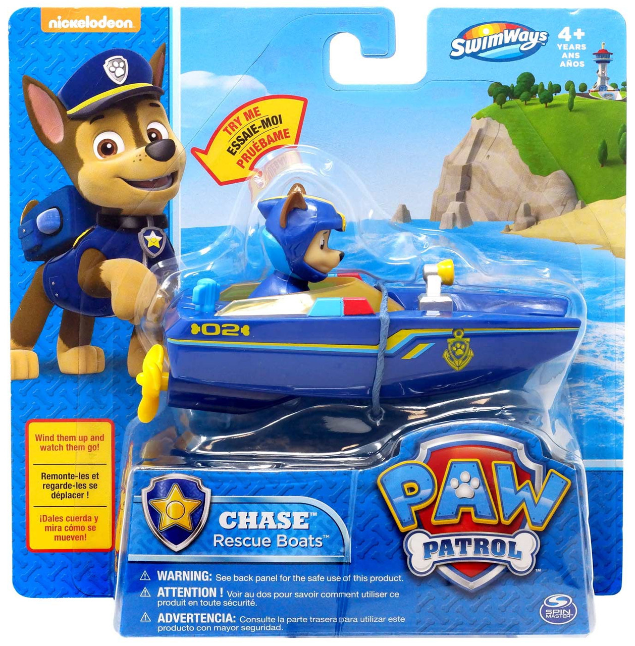 paw patrol chase boat