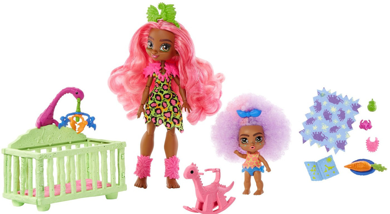 Cave Club Wild About Babysitting Playset With Fernessa Furrah Dolls Mattel Toywiz - babysitting horror story roblox