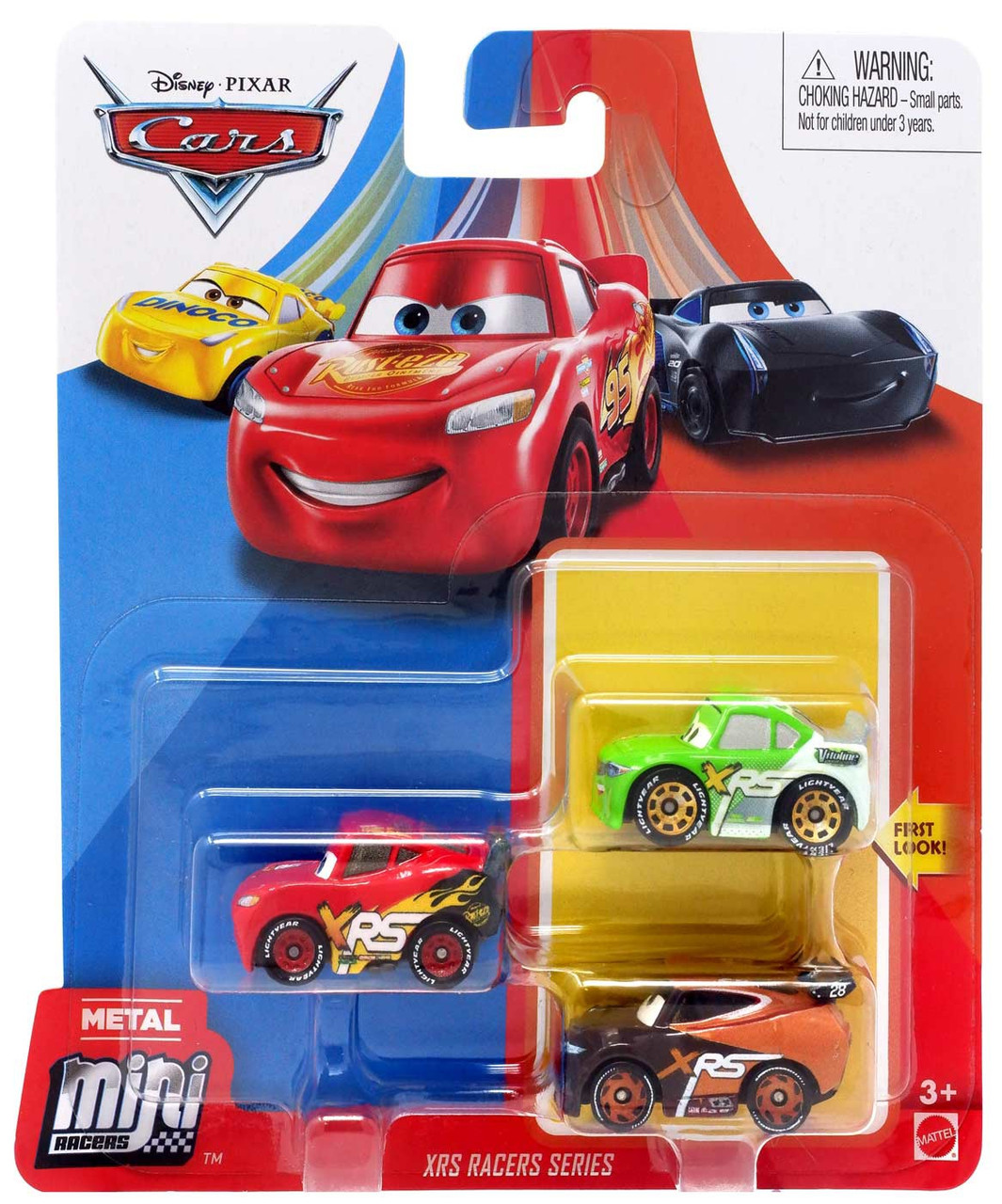 cars 3 mini racers 3 pack