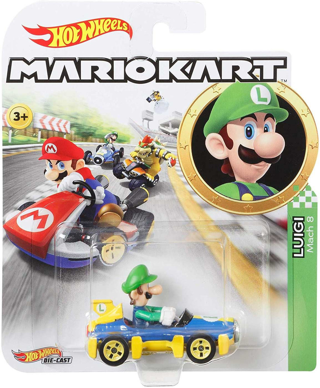 hot wheels ai mario kart luigi