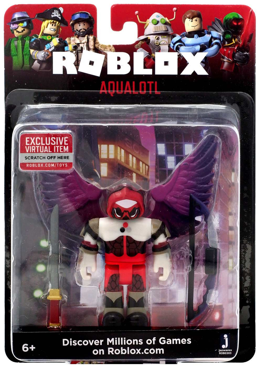 Roblox Aqualotl 3 Action Figure Jazwares Toywiz - roblox skybound admiral for ages 6 1 figure accessories virtual game code