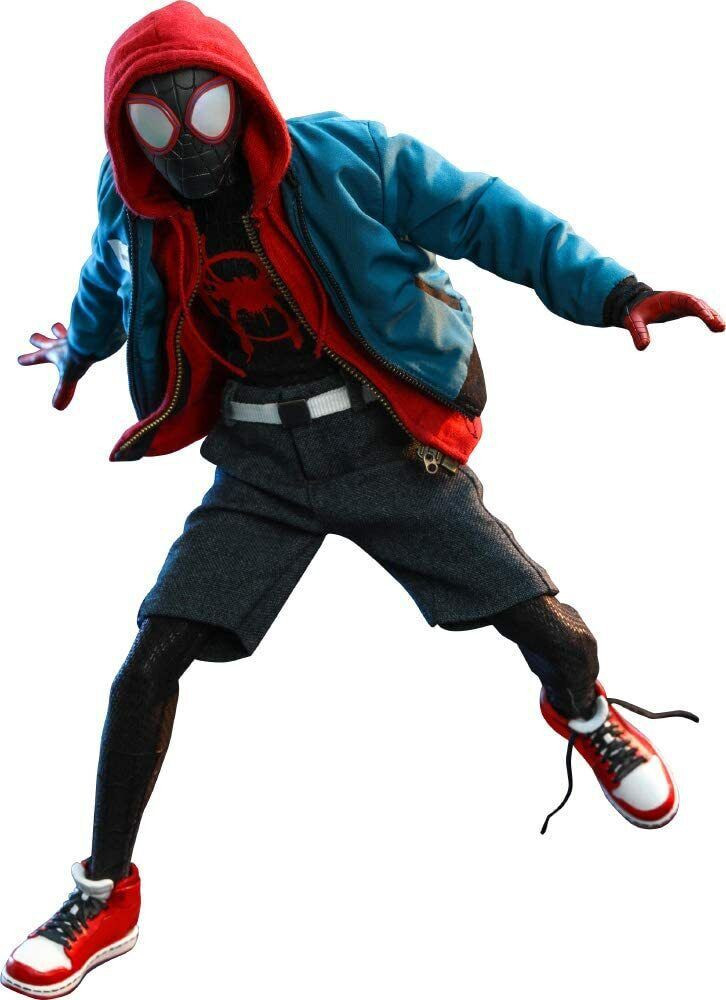 Marvel Spider Man Into The Spider Verse Movie Masterpiece Miles Morales 16 Collectible Figure Hot Toys Toywiz