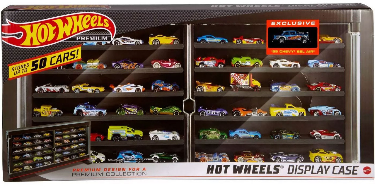 mattel hot wheels display case