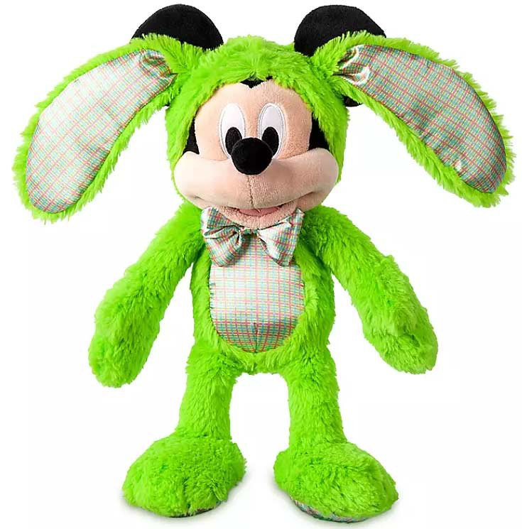 green bunny stuffed animal