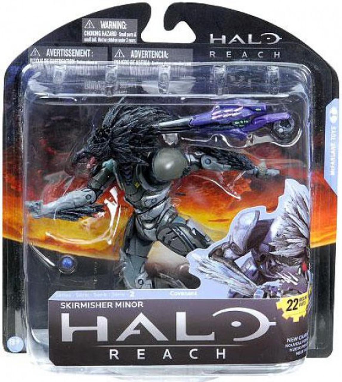 Mcfarlane Toys Halo Reach Halo Reach Series 2 Skirmisher Minor Action Figure Toywiz - katnoble 2 roblox