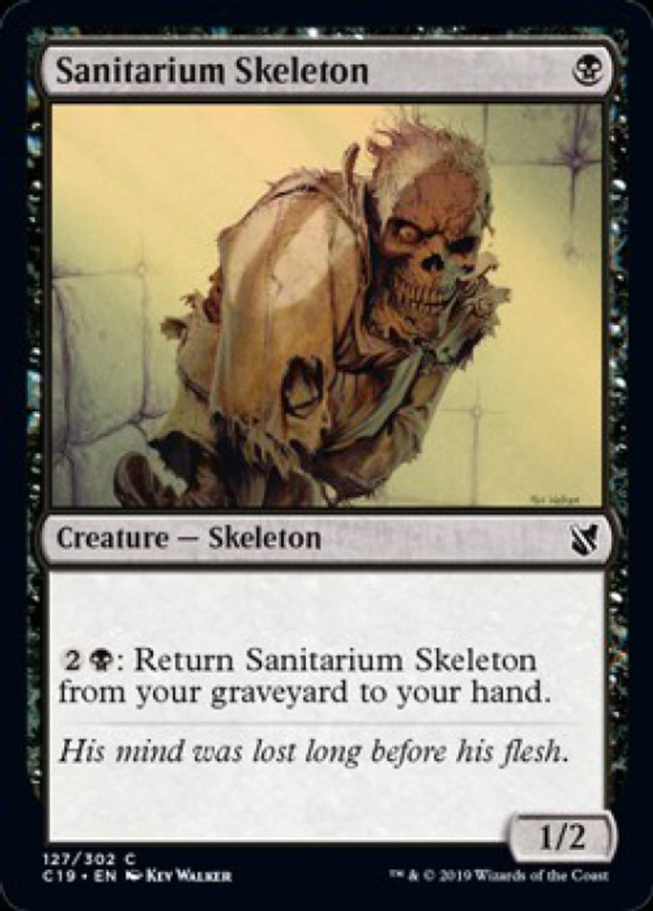 Magic The Gathering 2019 Commander Single Card Common Sanitarium Skeleton 127 Toywiz - roblox break my mind song code 110 subs spiecal