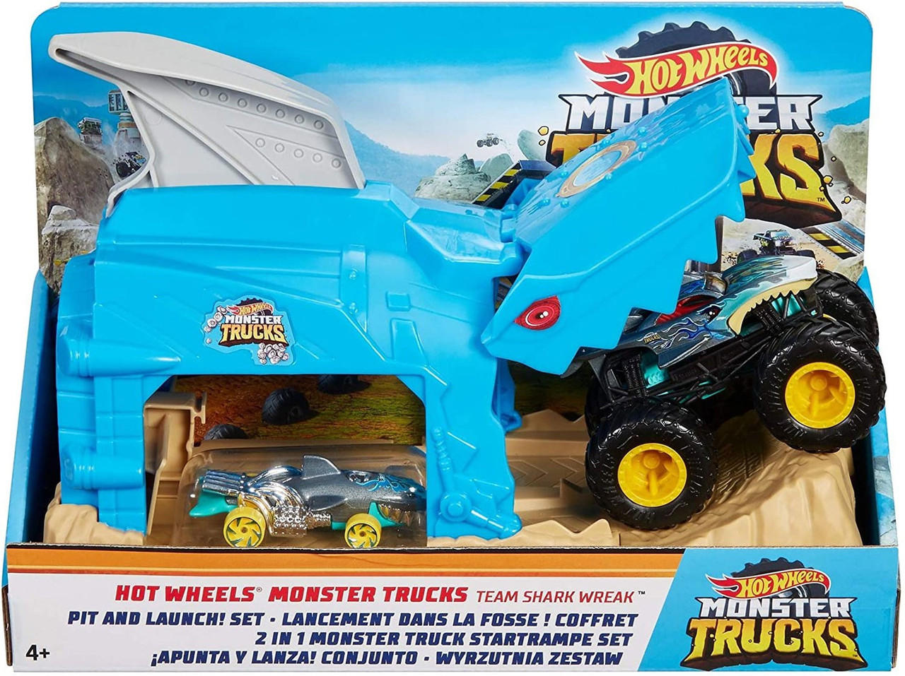 hot wheels monster truck shark