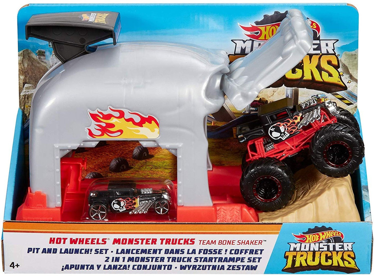 hot wheels monster truck launcher