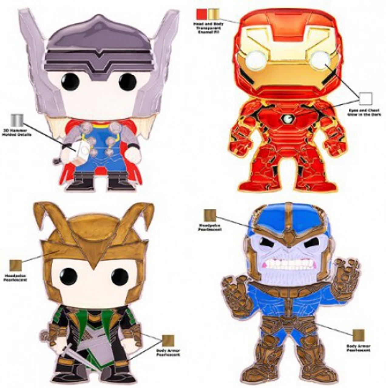 thor and thanos funko pop