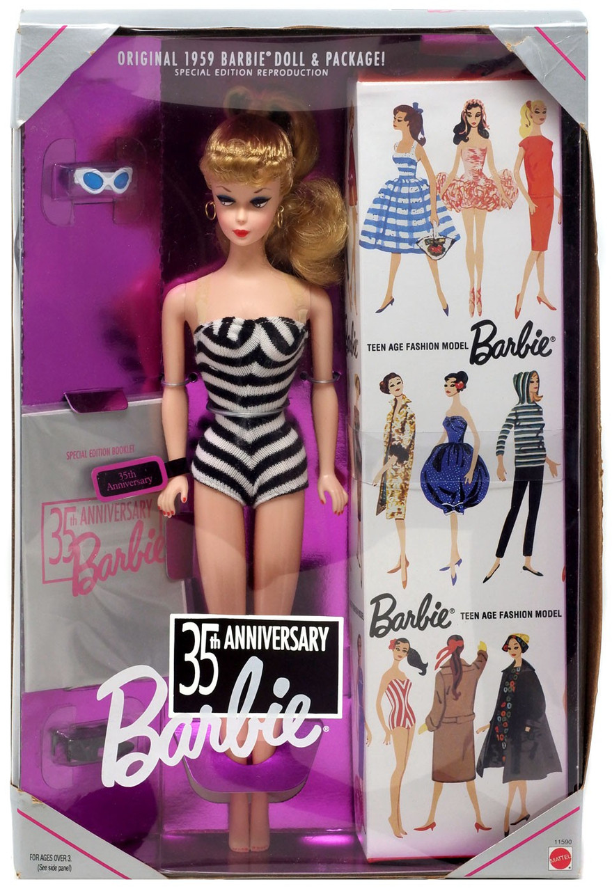 barbie 35 year anniversary doll