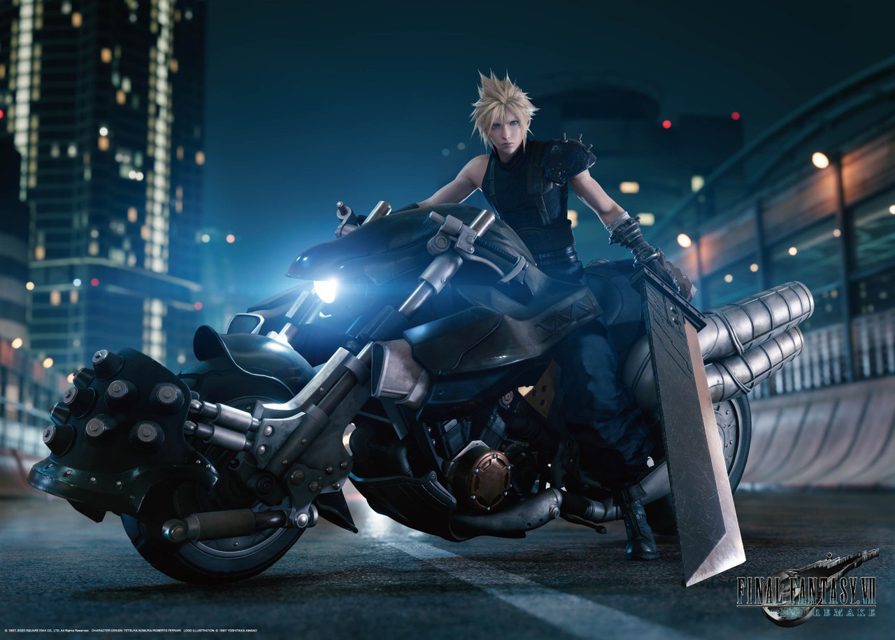Final Fantasy VII Remake Cloud on Hardy Daytona 5.5 Puzzle 1,000