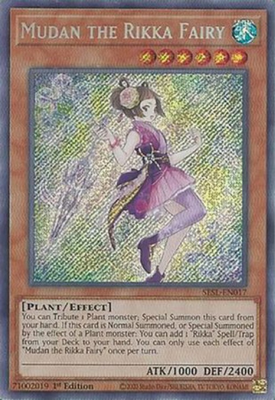 Yugioh Secret Slayers Single Card Secret Rare Mudan The Rikka Fairy Sesl En017 Toywiz - violet fairy of twilight roblox a favorite recipes