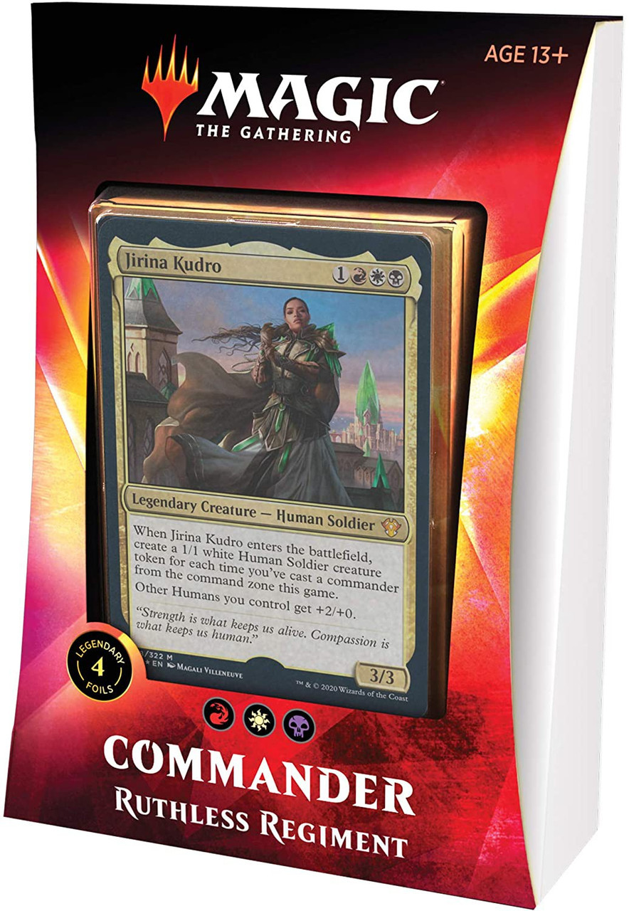 Magic The Gathering Trading Card Game 2020 Commander Ruthless Regiment Deck Wizards Of The Coast Toywiz - where are the piecesroblox humans vs zombies with hungry