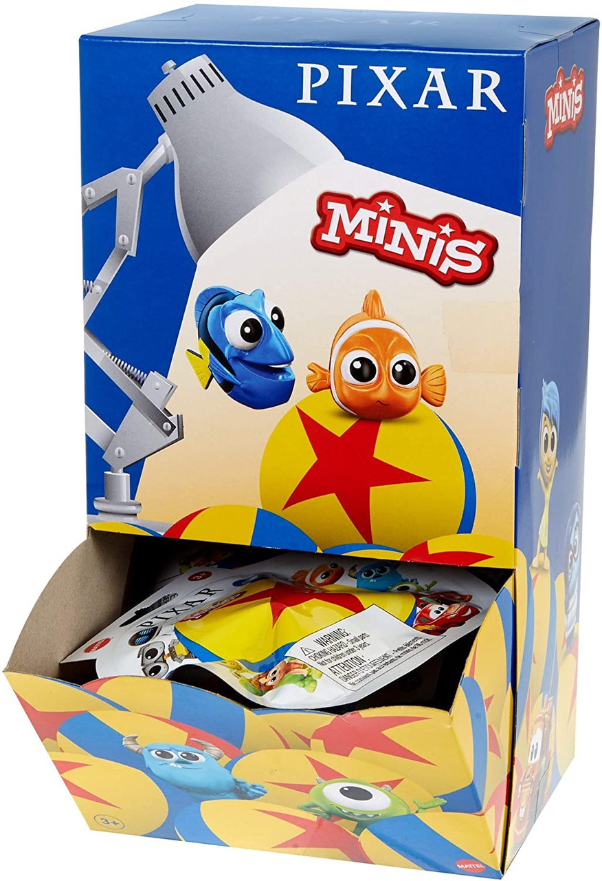 Disney Pixar MINIS Series 1 Mystery Box 36 Packs Mattel - ToyWiz
