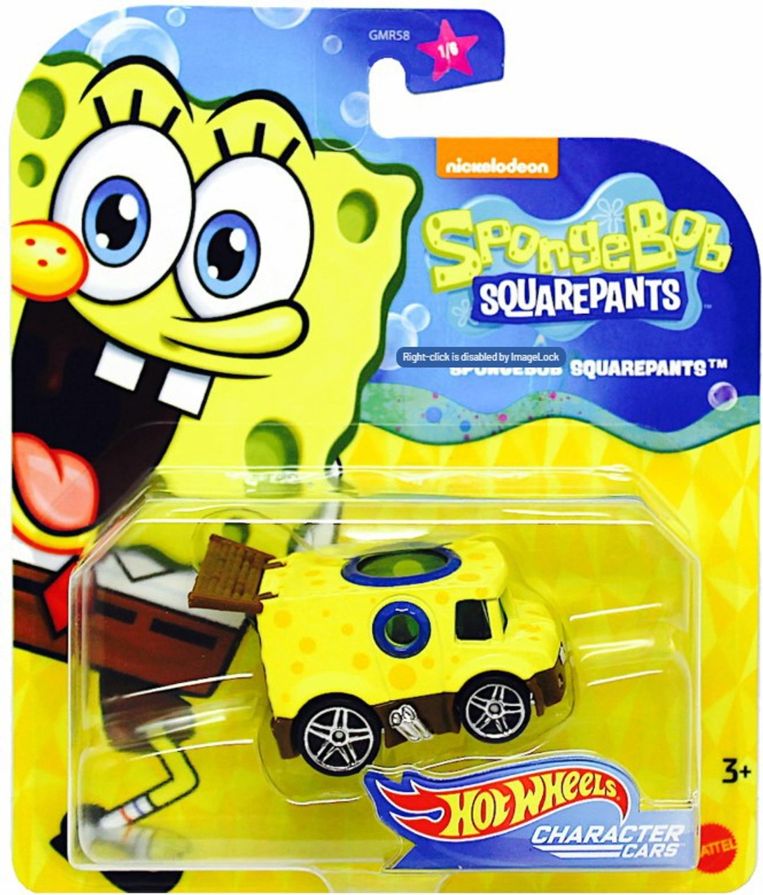 spongebob hot wheels car