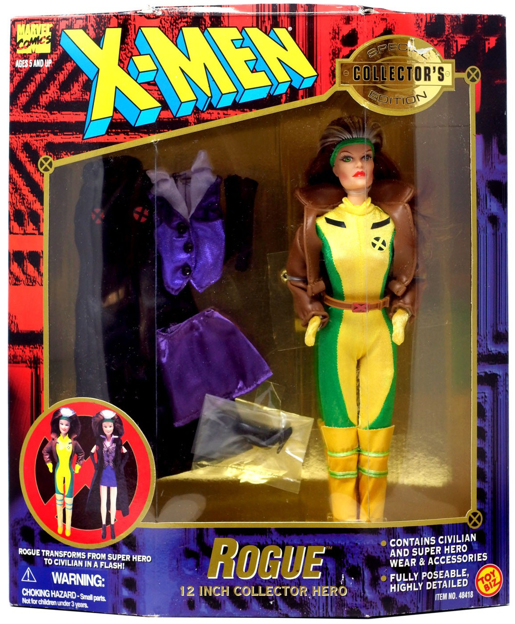 Marvel X-Men Rogue 12 Action Figure Collectors Edition Toy Biz