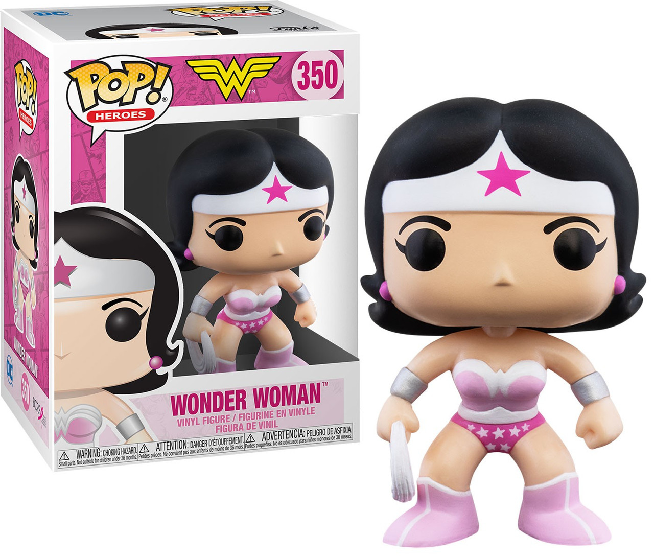 Funko Pop! DC Breast Cancer Awareness Wonder Woman #350