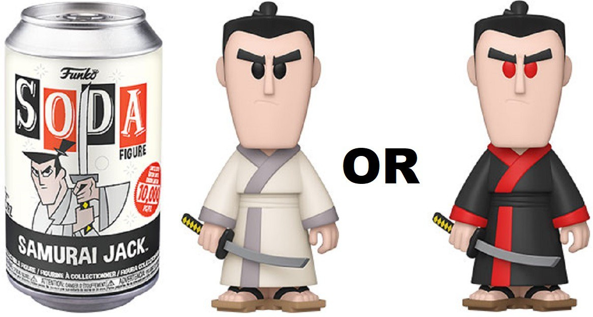 Funko Samurai Jack Vinyl Soda Samurai Jack Limited Edition Of 10 000 Vinyl Figure 1 Random Figure Look For The Chase Toywiz