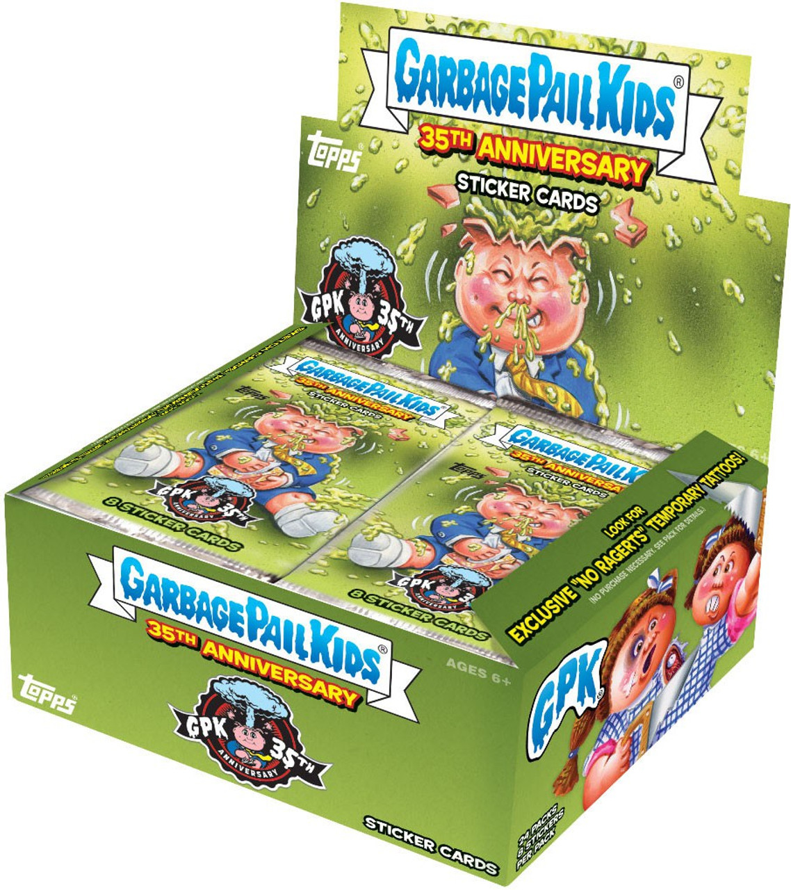 Garbage Pail Kids Topps 2020 Series 2 35th Anniversary Trading Card Box 24 Packs Pre Order Ships October