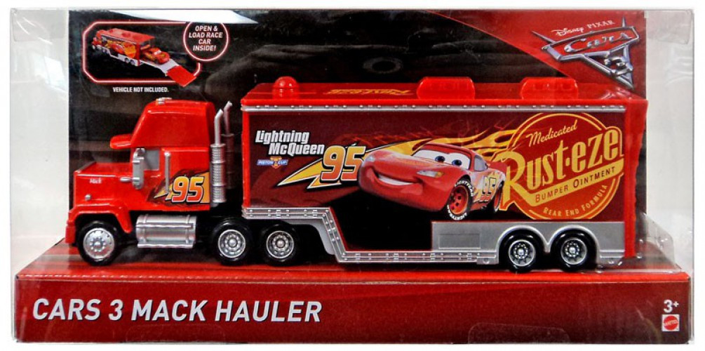 mack truck hauler with 15 diecast cars
