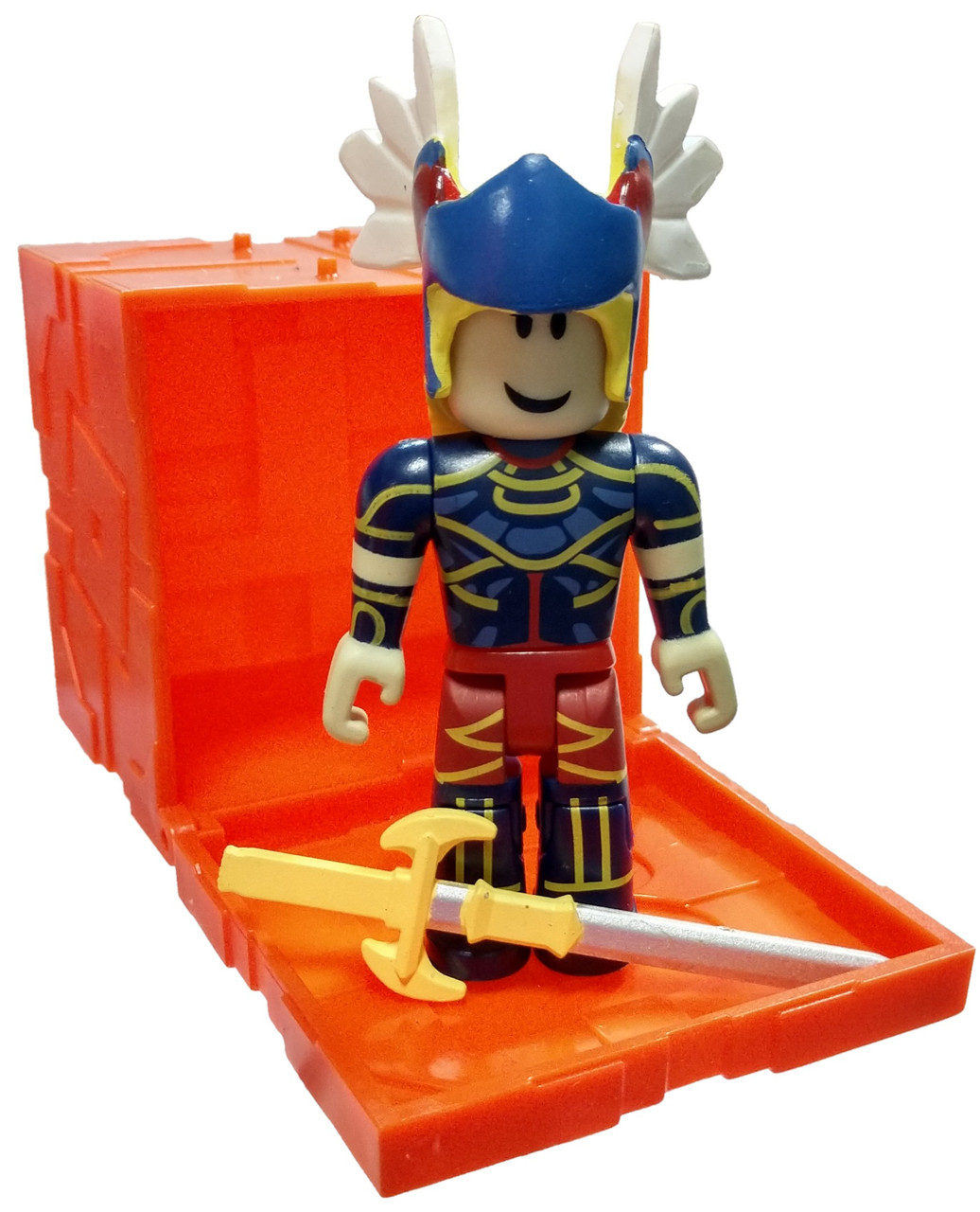 Roblox Series 6 Summoner Tycoon Valkyrie 3 Mini Figure With Orange Cube And Online Code Loose Jazwares Toywiz - black valkyrie roblox