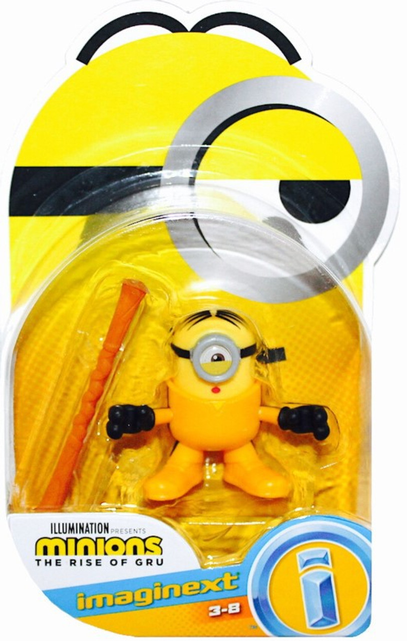 Fisher Price Despicable Me Minions Rise Of Gru Imaginext Stuart With Staff Mini Figure Toywiz